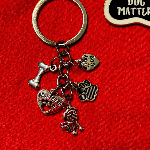 CHOICE OF DOG LOVER KEYCHAIN - 2 STYLE CHOICES - Picture 3 of 4